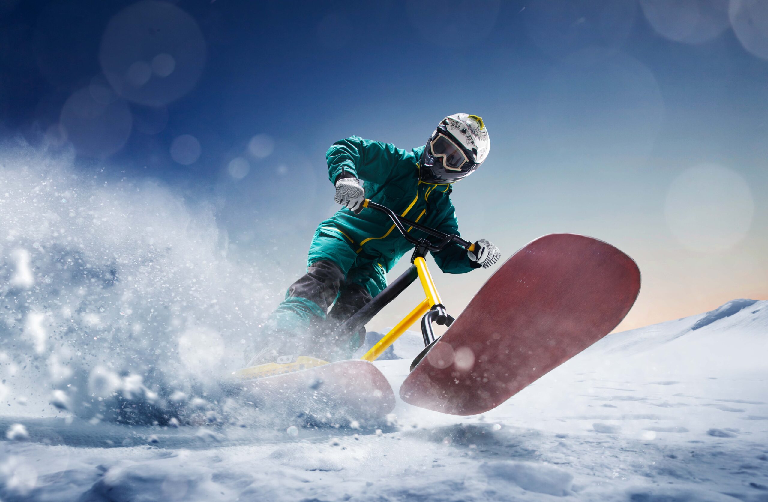 Snow Scoot Snow Bike Extreme Winter Sports Scaled
